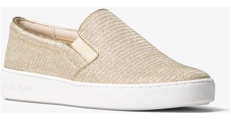 michael kors keaton slip on shoes|Michael Kors chain mesh keaton.